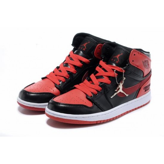 Air Jordan I (1) Retro Black Red White-130