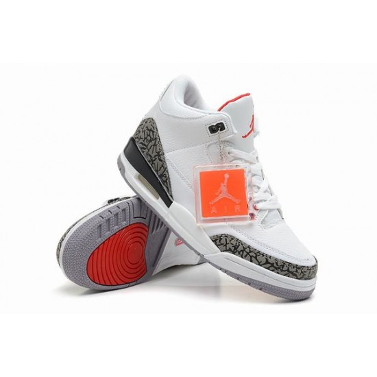 Air Jordan III (3) Retro White Grey Black-79