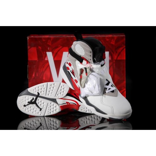 Air Jordan VIII (8) Retro White Blue Red Grey-27