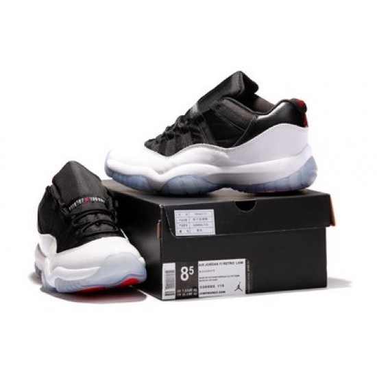 Air Jordan 11 Retro Low White/Black/Red