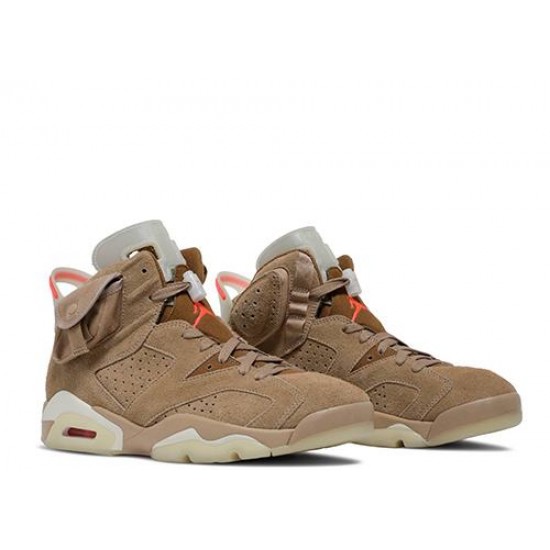 Travis Scott X Air Jordan 6 Retro British Khaki